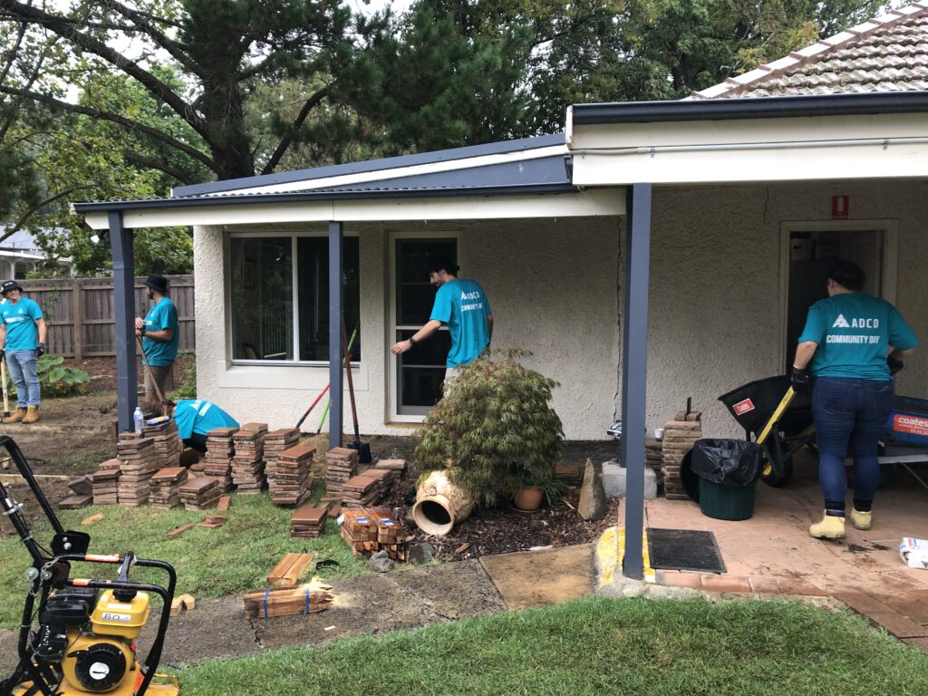 ADCO Constructions and trade partners donate 20,000 worth of labour