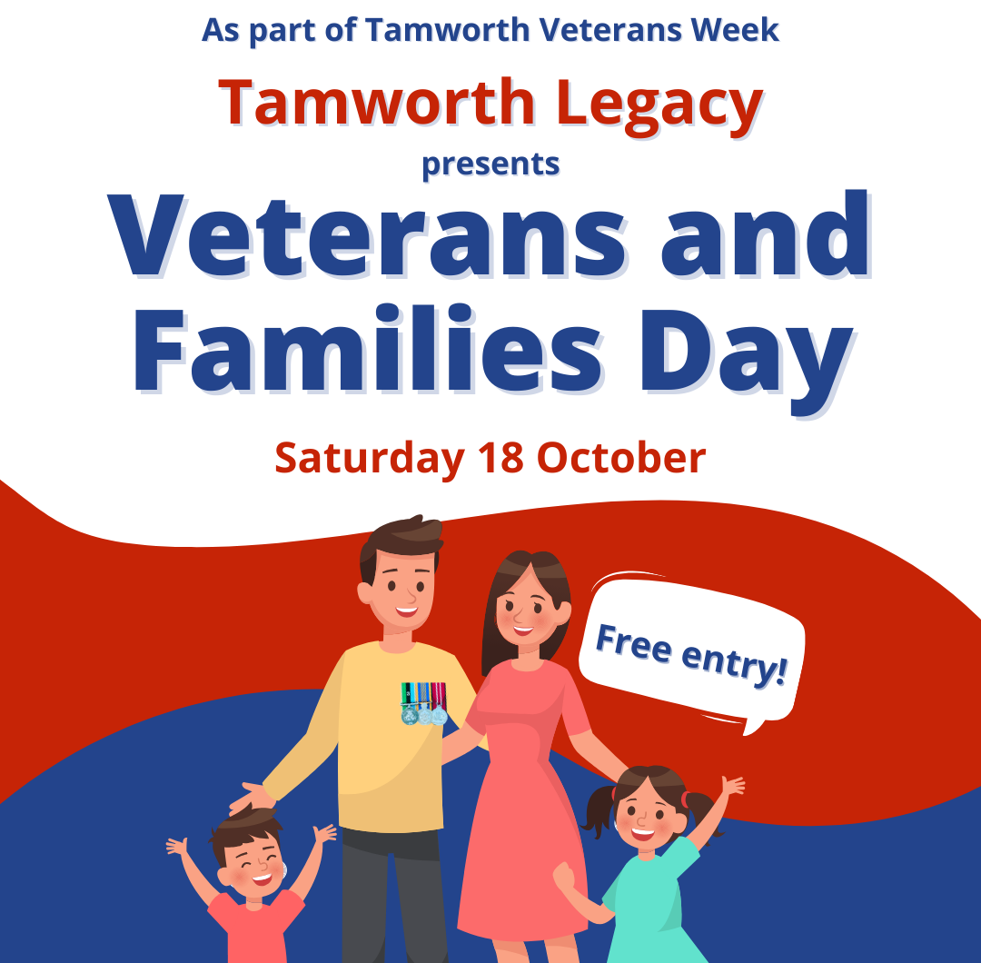 Tamworth Legacy to Launch Veterans Week at Rugby Park