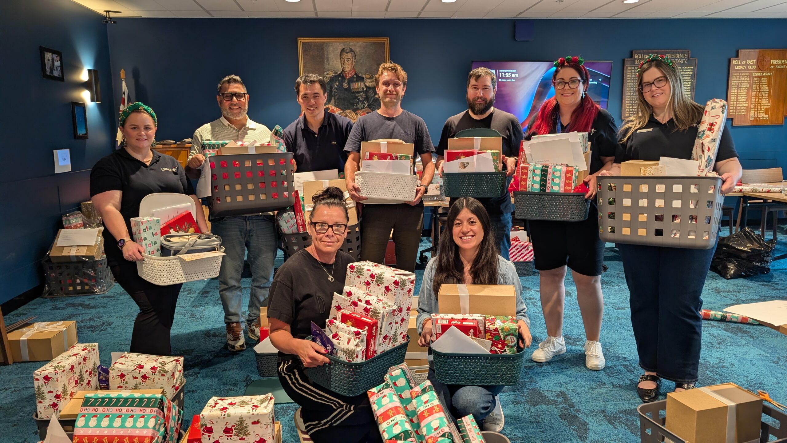 Christmas Cheer in Action: Sydney Legacy Prepares Gifts for Veterans’ Families
