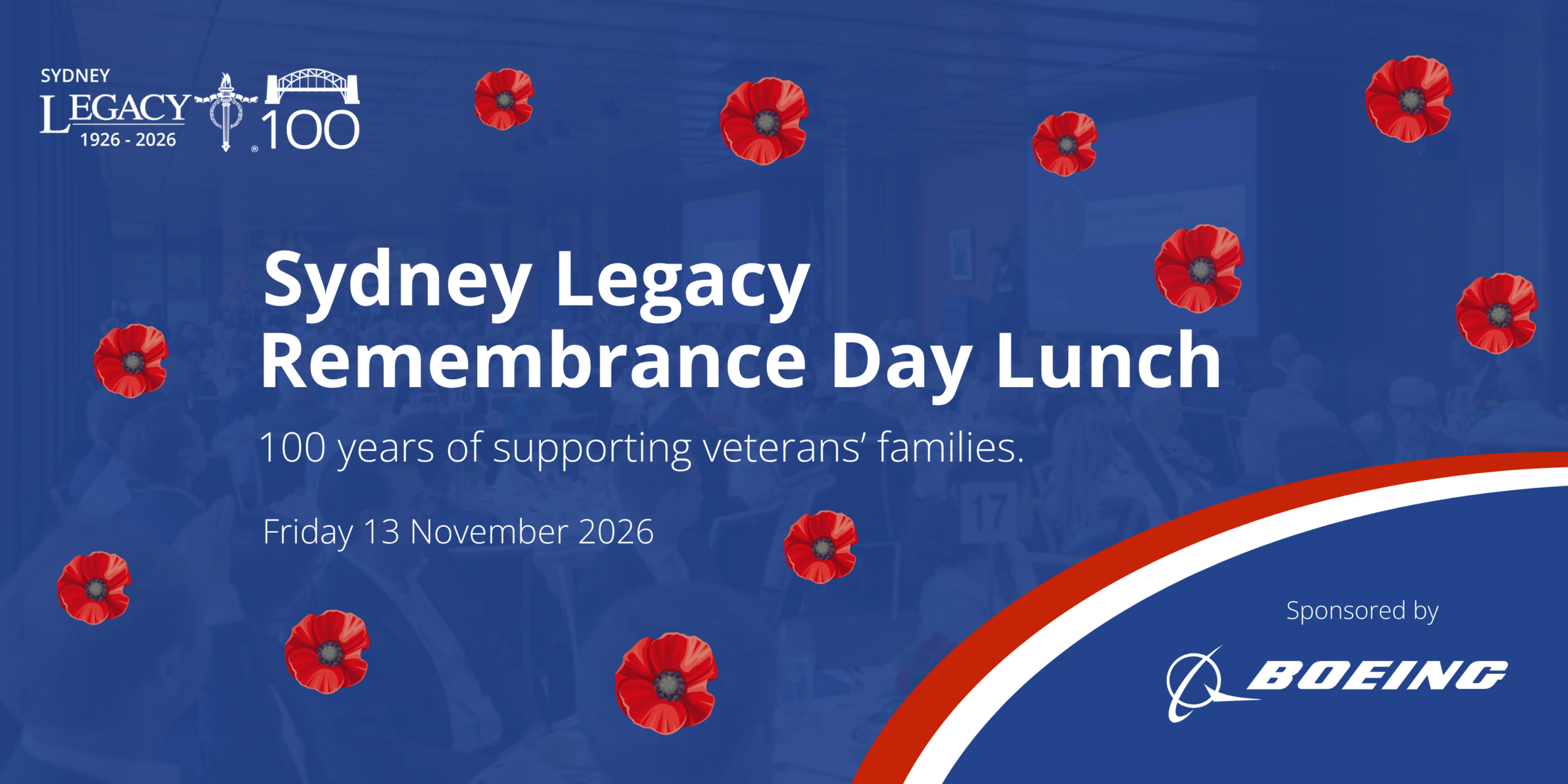 You’re Invited: Sydney Legacy Remembrance Day Lunch 2026